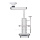 KDD-3/4 Double arm surgical ceiling pendant icu medical gas equipment